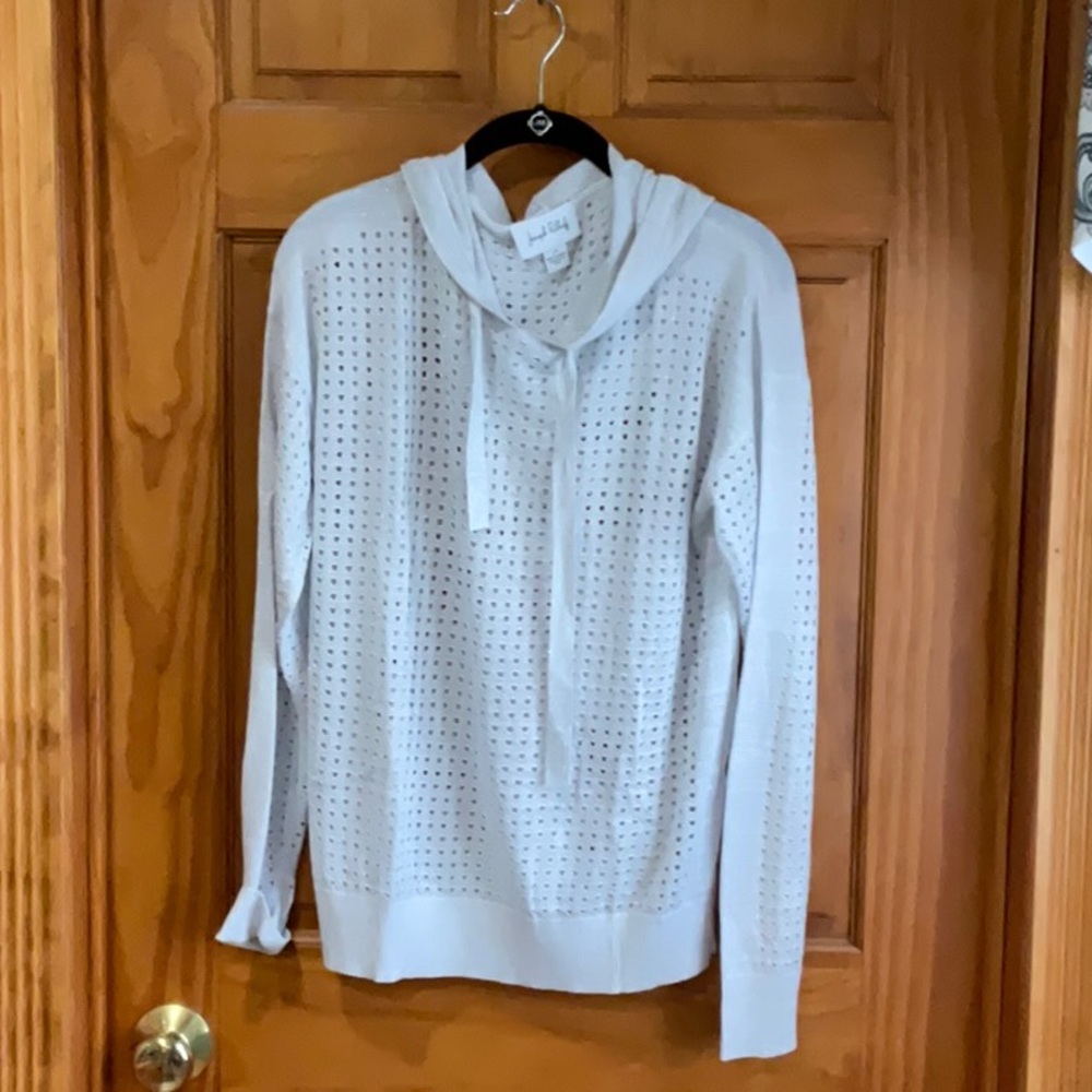 White Hooded Sweater